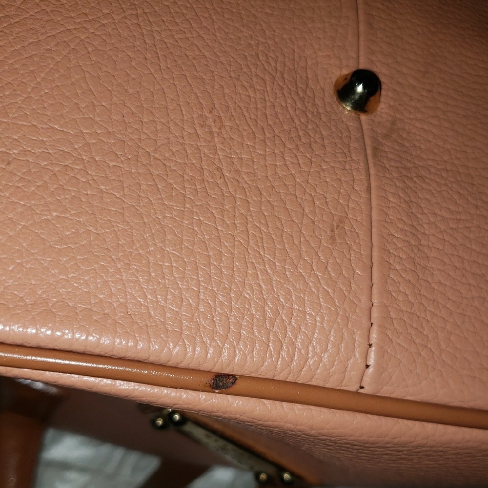 Valentina Lambskin Leather Satchel - Picture 9 of 14
